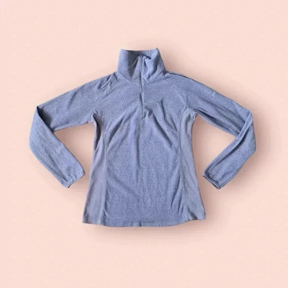 Columbia turtle neck zipper fleece sweater